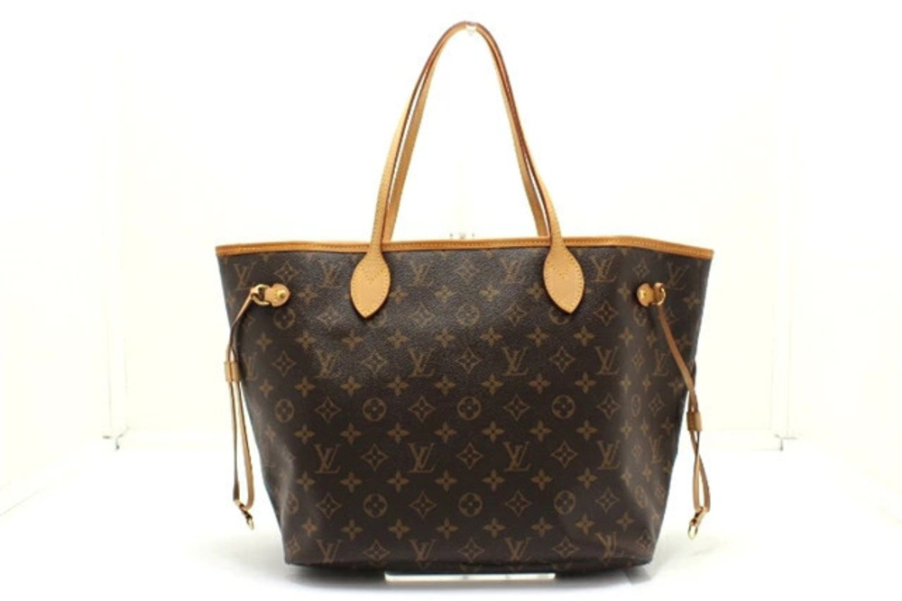 LOUIS VUITTON Neverfull Tote Bag Monogram Cerise Red